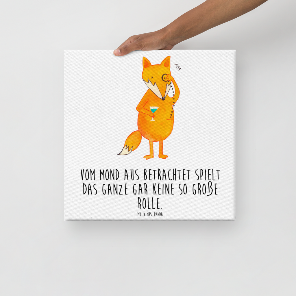 Leinwand Bild Fuchs Lord Leinwand, Bild, Kunstdruck, Wanddeko, Dekoration, Fuchs, Füchse, tröstende Worte, Spruch lustig, Liebeskummer Geschenk, Motivation Spruch, Problemlösung