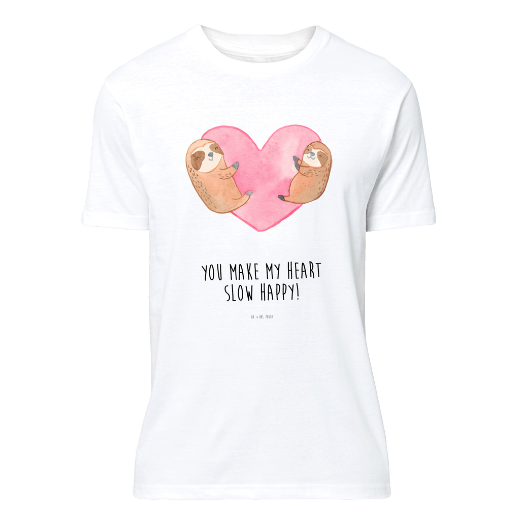 T-Shirt Standard Faultiere Herz T-Shirt, Shirt, Tshirt, Lustiges T-Shirt, T-Shirt mit Spruch, Party, Junggesellenabschied, Jubiläum, Geburstag, Herrn, Damen, Männer, Frauen, Schlafshirt, Nachthemd, Sprüche, Liebe, Partner, Freund, Freundin, Ehemann, Ehefrau, Heiraten, Verlobung, Heiratsantrag, Liebesgeschenk, Jahrestag, Hocheitstag, Valentinstag, Geschenk für Frauen, Hochzeitstag, Mitbringsel, Geschenk für Freundin, Geschenk für Partner, Liebesbeweis, für Männer, für Ehemann