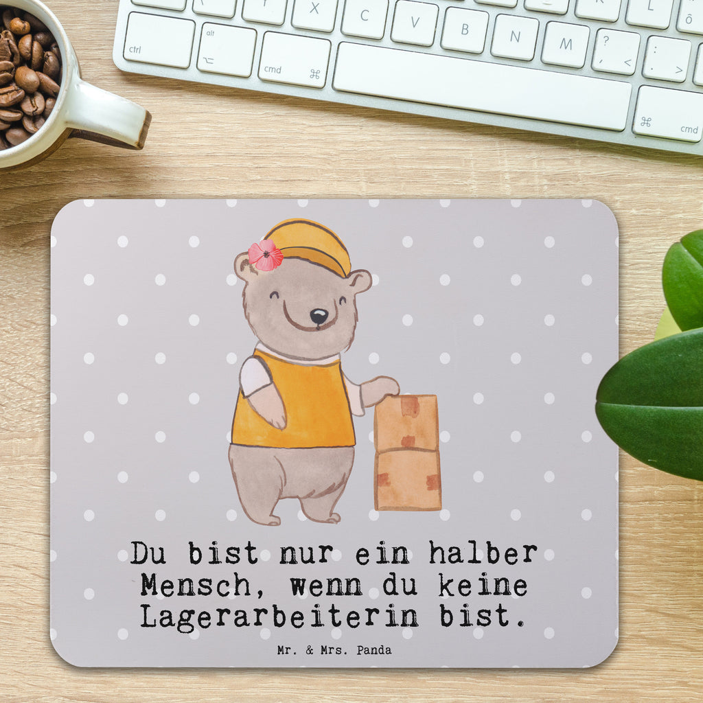 Mauspad Lagerarbeiterin mit Herz Mousepad, Computer zubehör, Büroausstattung, PC Zubehör, Arbeitszimmer, Mauspad, Einzigartiges Mauspad, Designer Mauspad, Mausunterlage, Mauspad Büro, Beruf, Ausbildung, Jubiläum, Abschied, Rente, Kollege, Kollegin, Geschenk, Schenken, Arbeitskollege, Mitarbeiter, Firma, Danke, Dankeschön, Lagerarbeiterin, Fachlageristin, Lageristin, Lagerverwalterin