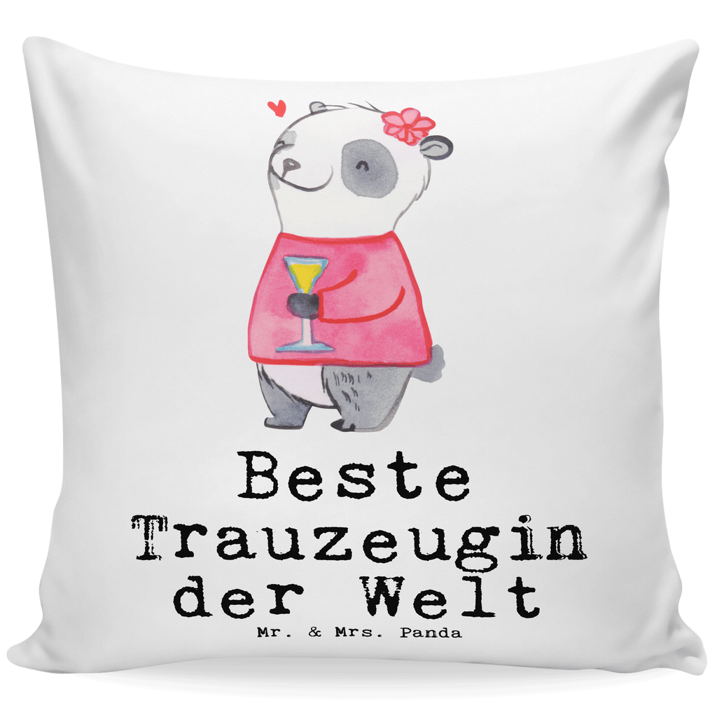 40x40 Kissen Panda Beste Trauzeugin der Welt Kissenhülle, Kopfkissen, Sofakissen, Dekokissen, Motivkissen, sofakissen, sitzkissen, Kissen, Kissenbezüge, Kissenbezug 40x40, Kissen 40x40, Kissenhülle 40x40, Zierkissen, Couchkissen, Dekokissen Sofa, Sofakissen 40x40, Dekokissen 40x40, Kopfkissen 40x40, Kissen 40x40 Waschbar, für, Dankeschön, Geschenk, Schenken, Geburtstag, Geburtstagsgeschenk, Geschenkidee, Danke, Bedanken, Mitbringsel, Freude machen, Geschenktipp, Trauzeugin, Trauhzeugin, Freundin, Hochzeit, Heirat, JGA, Trauung, Kirche, Standesamt, Braut