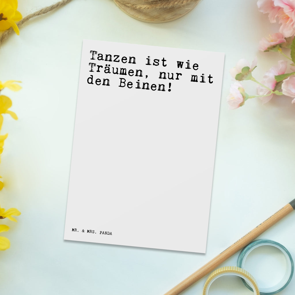 Postkarte Tanzen ist wie Träumen,... Postkarte, Karte, Geschenkkarte, Grußkarte, Einladung, Ansichtskarte, Geburtstagskarte, Einladungskarte, Dankeskarte, Spruch, Sprüche, lustige Sprüche, Weisheiten, Zitate, Spruch Geschenke, Glizer Spruch Sprüche Weisheiten Zitate Lustig Weisheit Worte