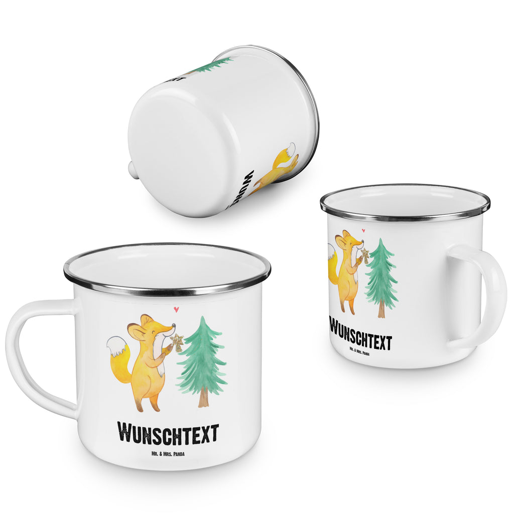 Personalisierte Emaille Tasse Fuchs  Weihnachtsbaum Emaille Tasse personalisiert, Emaille Tasse mit Namen, Campingtasse personalisiert, Namenstasse, Campingtasse bedrucken, Campinggeschirr personalsisert, tasse mit namen, personalisierte tassen, personalisierte tasse, tasse selbst gestalten, tasse bedrucken, tassen bedrucken, Winter, Weihnachten, Weihnachtsdeko, Nikolaus, Advent, Heiligabend, Wintermotiv, Weihnachtsmann, Weihnachtstage, Fuchs, Schlittschuh, Weihnachtszeit, Weihnachtsdekoration