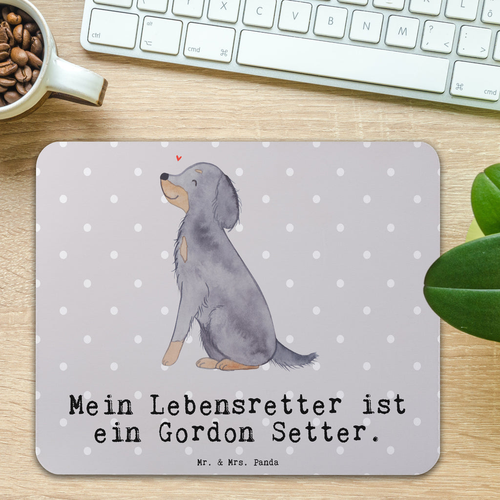 Mauspad Gordon Setter Lebensretter Mousepad, Computer zubehör, Büroausstattung, PC Zubehör, Arbeitszimmer, Mauspad, Einzigartiges Mauspad, Designer Mauspad, Mausunterlage, Mauspad Büro, Hund, Hunderasse, Rassehund, Hundebesitzer, Geschenk, Tierfreund, Schenken, Welpe, Gordon Shetter, Jagdhund