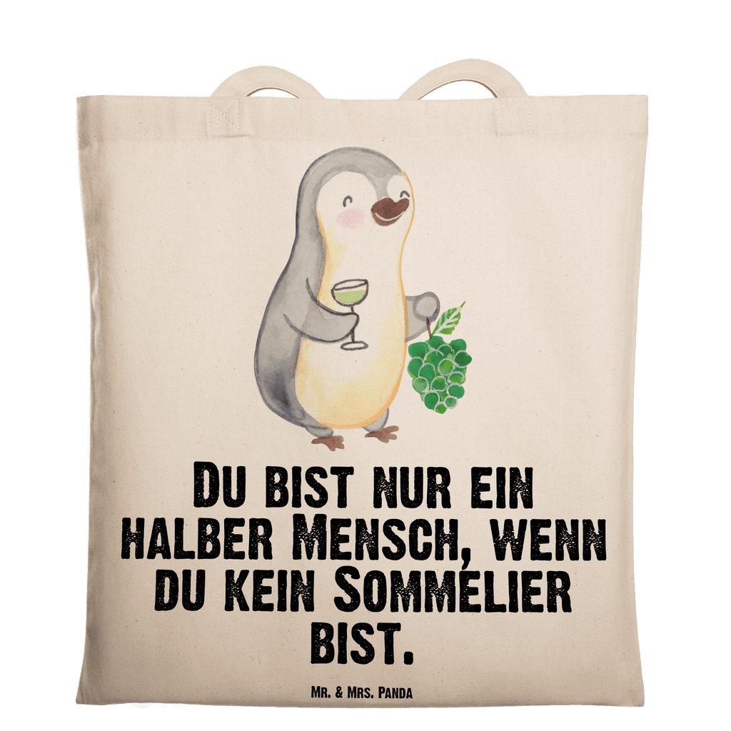 Tragetasche Sommelier mit Herz Beuteltasche, Beutel, Einkaufstasche, Jutebeutel, Stoffbeutel, Tasche, Shopper, Umhängetasche, Strandtasche, Schultertasche, Stofftasche, Tragetasche, Badetasche, Jutetasche, Einkaufstüte, Laptoptasche, Beruf, Ausbildung, Jubiläum, Abschied, Rente, Kollege, Kollegin, Geschenk, Schenken, Arbeitskollege, Mitarbeiter, Firma, Danke, Dankeschön