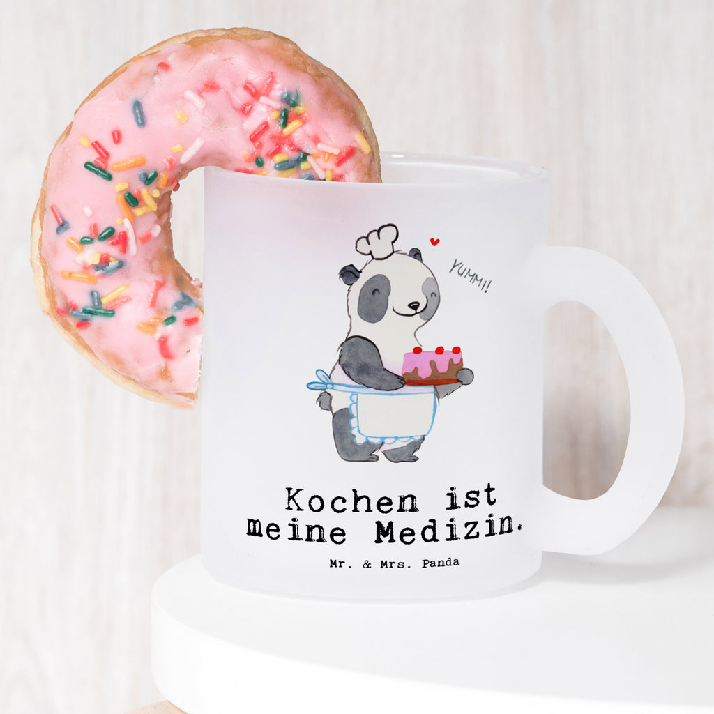 Teetasse Bär Kochen Medizin Teetasse, Teeglas, Teebecher, Tasse mit Henkel, Tasse, Glas Teetasse, Teetasse aus Glas, Geschenk, Sport, Sportart, Hobby, Schenken, Danke, Dankeschön, Auszeichnung, Gewinn, Sportler, Kochen, Hobbykoch, Hobbyköchin