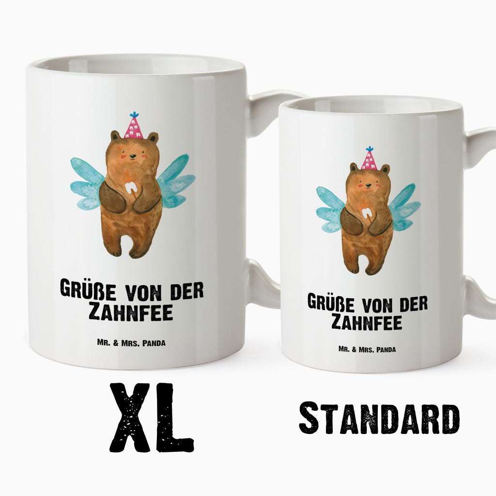 XL Tasse Zahnfee Bär XL Tasse, Große Tasse, Grosse Kaffeetasse, XL Becher, XL Teetasse, spülmaschinenfest, Jumbo Tasse, Groß, Bär, Teddy, Teddybär, Zahnfee, Fee, Milchzahn, Erster Zahn