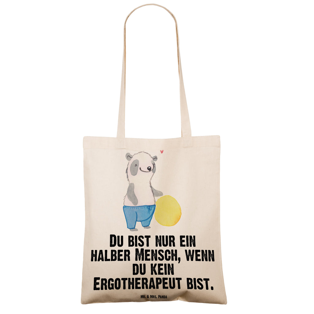 Tragetasche Ergotherapeut mit Herz Beuteltasche, Beutel, Einkaufstasche, Jutebeutel, Stoffbeutel, Tasche, Shopper, Umhängetasche, Strandtasche, Schultertasche, Stofftasche, Tragetasche, Badetasche, Jutetasche, Einkaufstüte, Laptoptasche, Beruf, Ausbildung, Jubiläum, Abschied, Rente, Kollege, Kollegin, Geschenk, Schenken, Arbeitskollege, Mitarbeiter, Firma, Danke, Dankeschön, Ergotherapeut, Ergotherapie