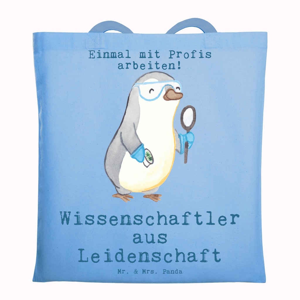 Tragetasche Wissenschaftler aus Leidenschaft Beuteltasche, Beutel, Einkaufstasche, Jutebeutel, Stoffbeutel, Tasche, Shopper, Umhängetasche, Strandtasche, Schultertasche, Stofftasche, Tragetasche, Badetasche, Jutetasche, Einkaufstüte, Laptoptasche, Beruf, Ausbildung, Jubiläum, Abschied, Rente, Kollege, Kollegin, Geschenk, Schenken, Arbeitskollege, Mitarbeiter, Firma, Danke, Dankeschön, Wissenschaftler, Forscher, Akademiker, Universität, Forschungseinrichtung