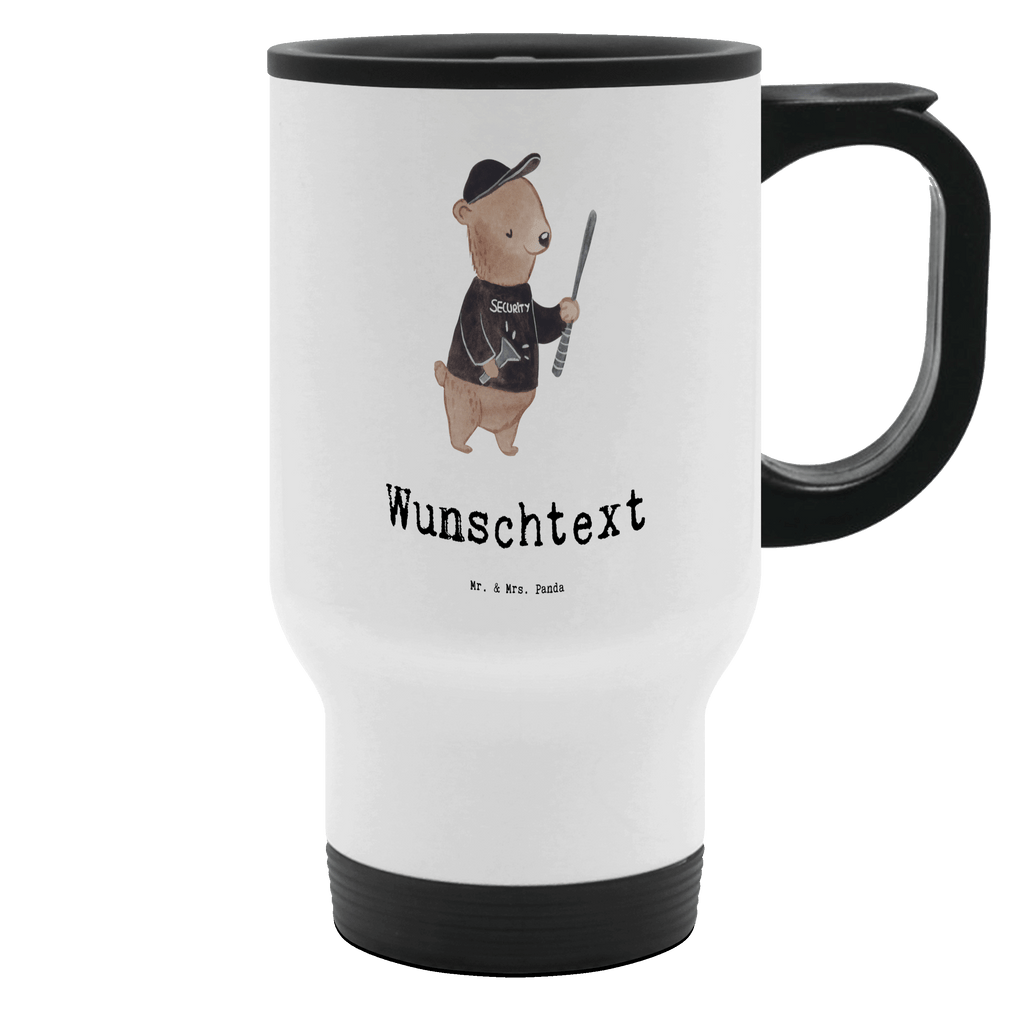 Personalisierter Thermobecher Sicherheitsdienstmitarbeiter mit Herz Personalisierter Thermobecher, Personalisierter To Go Becher, Personalisierte Thermotasse, Personalisierter Kaffeebecher, Personalisierter Isolierbecher, Thermobecher personalisieren, Thermobecher mit Namen, Thermobecher selbst gestalten, Wunschname, Spülmaschinenfest, Bedrucken, Isolierbecher mit Namen, Isolierbecher selbst gestalten, Thermotasse personalisieren, Thermotasse mit Namen, Beruf, Ausbildung, Jubiläum, Abschied, Rente, Kollege, Kollegin, Geschenk, Schenken, Arbeitskollege, Mitarbeiter, Firma, Danke, Dankeschön