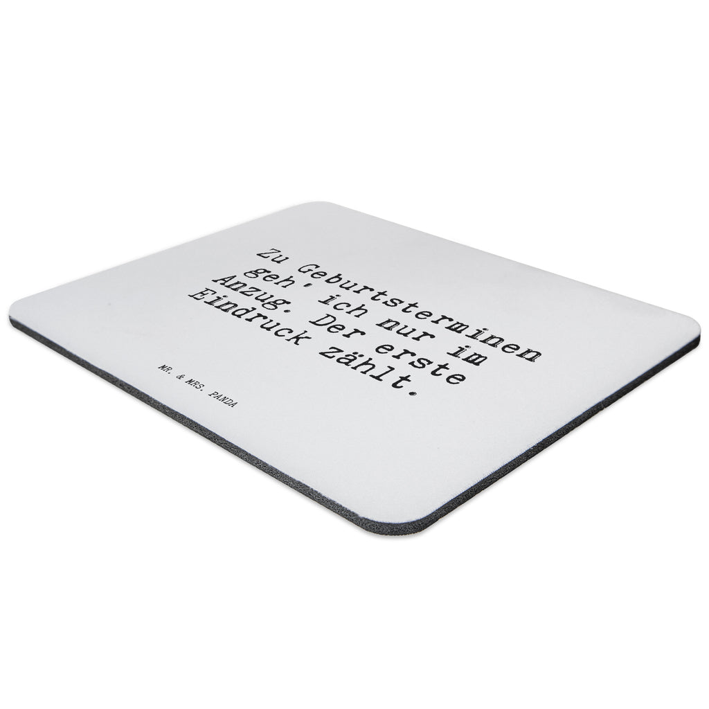 Mauspad Sprüche und Zitate Zu Geburtsterminen geh' ich nur im Anzug. Der erste Eindruck zählt. Mousepad, Computer zubehör, Büroausstattung, PC Zubehör, Arbeitszimmer, Mauspad, Einzigartiges Mauspad, Designer Mauspad, Mausunterlage, Mauspad Büro, Spruch, Sprüche, lustige Sprüche, Weisheiten, Zitate, Spruch Geschenke, Spruch Sprüche Weisheiten Zitate Lustig Weisheit Worte