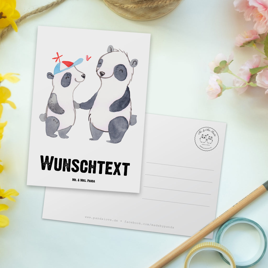 Personalisierte Postkarte Panda Bester Cousin der Welt Postkarte mit Namen, Postkarte bedrucken, Postkarte mit Wunschtext, Postkarte personalisierbar, Geschenkkarte mit Namen, Grußkarte mit Namen, Karte mit Namen, Einladung mit Namen, Ansichtskarte mit Namen, Geschenkkarte mit Wunschtext, Grußkarte mit Wunschtext, Karte mit Wunschtext, Einladung mit Wunschtext, Ansichtskarte mit Wunschtext, für, Dankeschön, Geschenk, Schenken, Geburtstag, Geburtstagsgeschenk, Geschenkidee, Danke, Bedanken, Mitbringsel, Freude machen, Geschenktipp, Cousin, Kousin, Vetter, Sohn von Onkel, Sohn von Tante, Familie, Verwandtschaft, Cousine