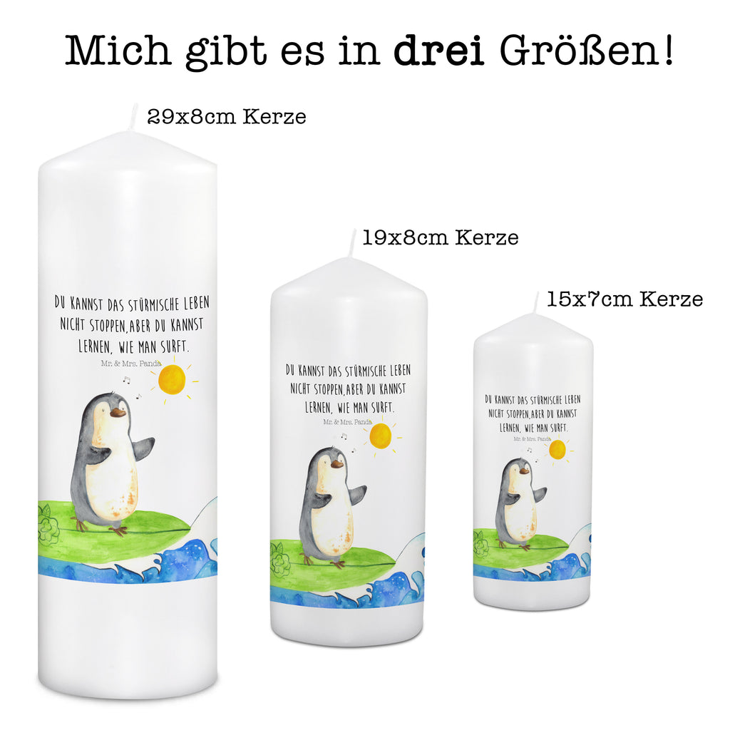 Kerze Pinguin Surfer Kerze, Taufkerze, Kommunionskerze, Geburtstagskerze, Geschenk Kerze, Taufgeschenk Kerze, Kerze mit Druck, Besondere Kerze, Geschenkidee Kerze, Kerze für Kommunion, Geburtstag Kerze, Kommunion Kerze, Pinguin, Pinguine, surfen, Surfer, Hawaii, Urlaub, Wellen, Wellen reiten, Portugal