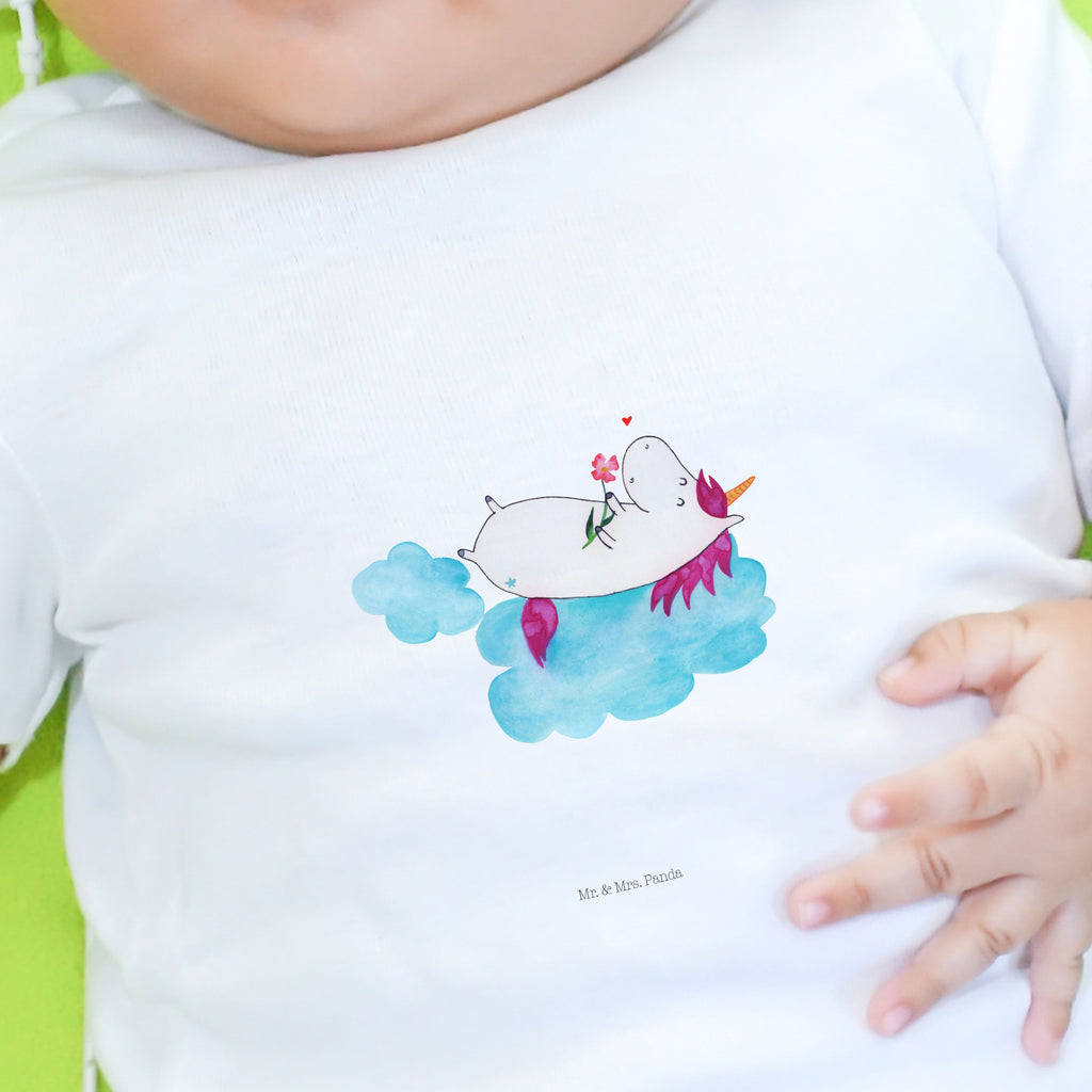 Organic Baby Shirt Einhorn Verliebt Baby T-Shirt, Jungen Baby T-Shirt, Mädchen Baby T-Shirt, Shirt, Einhorn, Einhörner, Einhorn Deko, Pegasus, Unicorn, verliebt, Liebe, Liebesbeweis, Freundin, Wolke