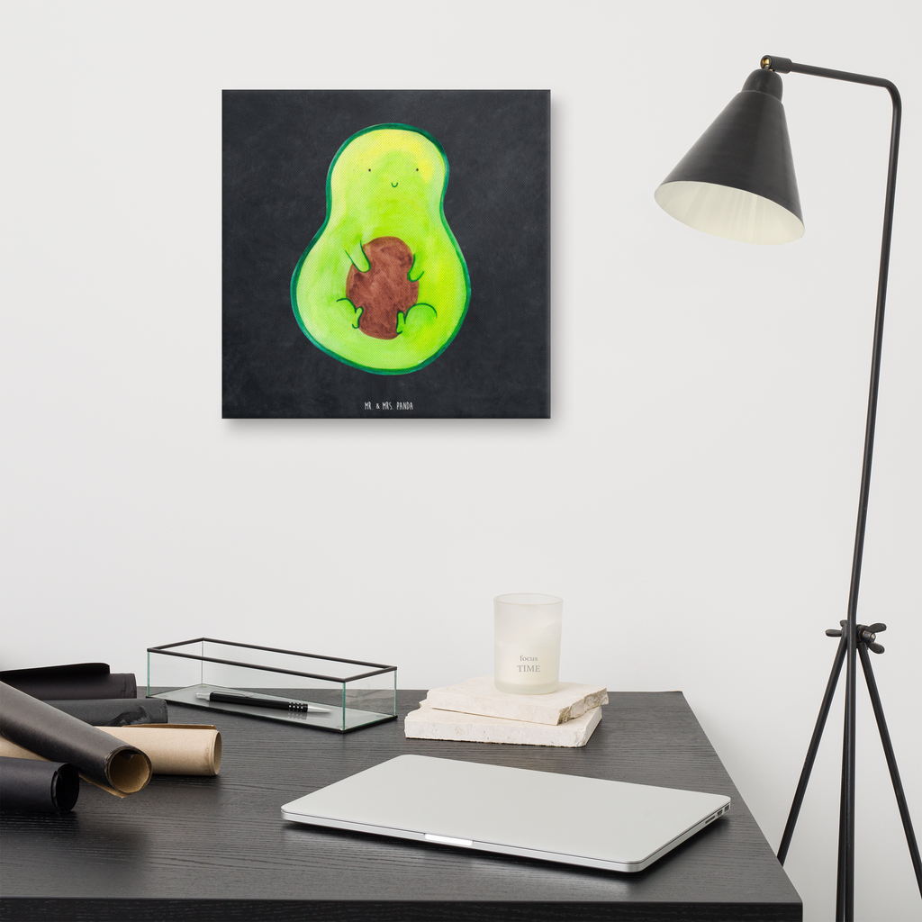 Leinwand Bild Avocado Kern Leinwand, Bild, Kunstdruck, Wanddeko, Dekoration, Avocado, Veggie, Vegan, Gesund, Avokado, Avocadokern, Kern, Pflanze, Spruch Leben