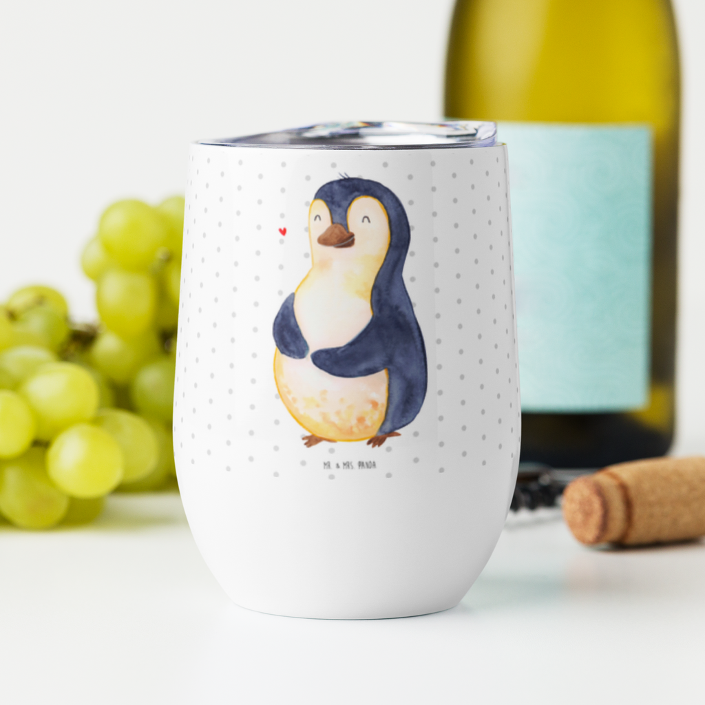 Weinbecher Pinguin Diät Weinbecher, Glühwein Becher, Heißgetränke, Trinkbecher, Weinkelch, Weingläser, hochwertiger Weinbecher, Weinbecher Reisen, Weinbecher unterwegs, Thermobecher, Glühweinbecher, Pinguin, Pinguine, Diät, Abnehmen, Abspecken, Gewicht, Motivation, Selbstliebe, Körperliebe, Selbstrespekt