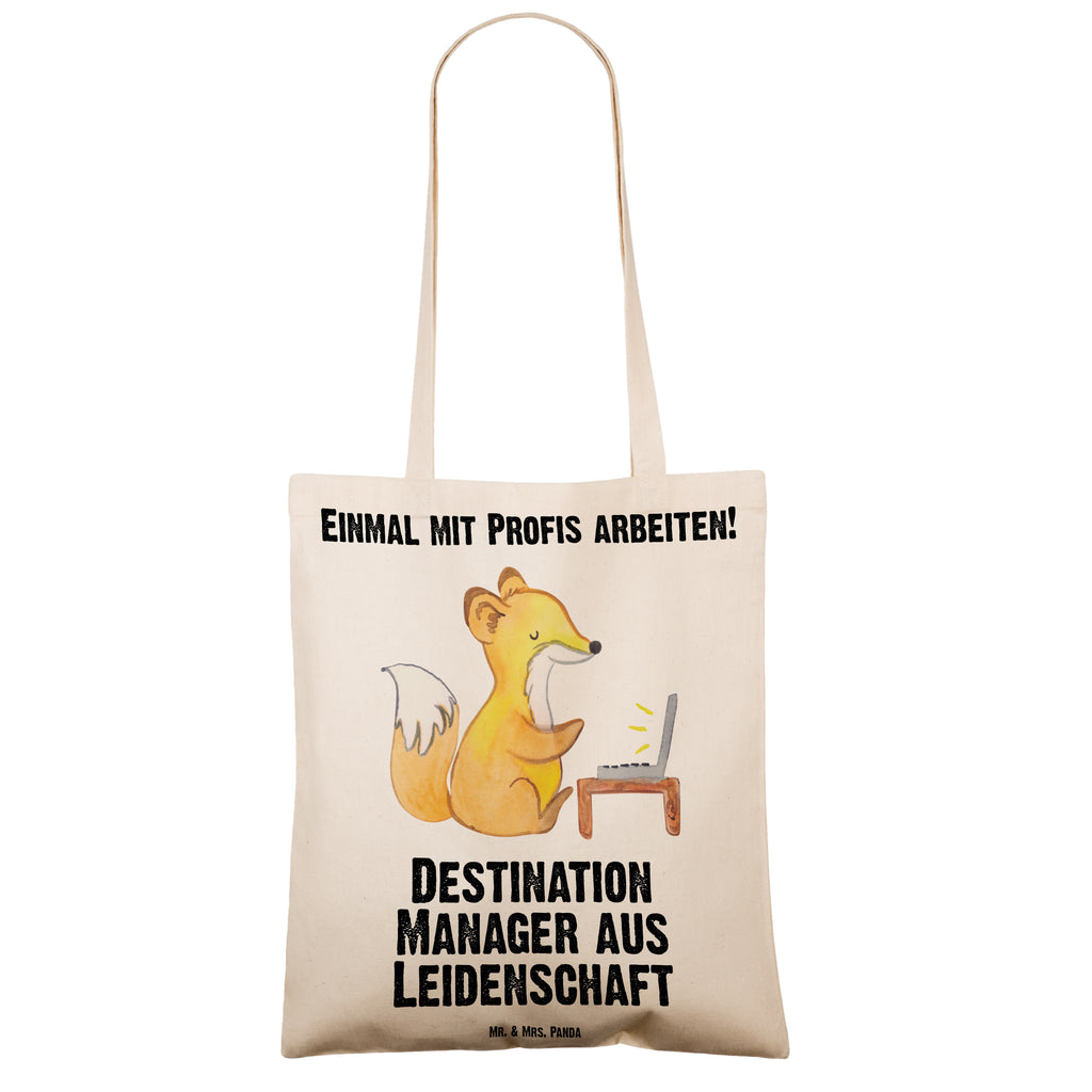 Tragetasche Destination Manager aus Leidenschaft Beuteltasche, Beutel, Einkaufstasche, Jutebeutel, Stoffbeutel, Tasche, Shopper, Umhängetasche, Strandtasche, Schultertasche, Stofftasche, Tragetasche, Badetasche, Jutetasche, Einkaufstüte, Laptoptasche, Beruf, Ausbildung, Jubiläum, Abschied, Rente, Kollege, Kollegin, Geschenk, Schenken, Arbeitskollege, Mitarbeiter, Firma, Danke, Dankeschön