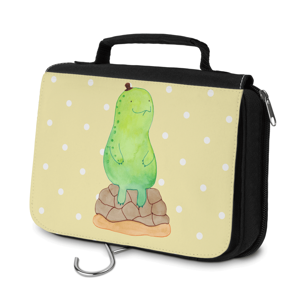 Kulturbeutel Schildkröte pausiert Kulturbeutel, Zum Aufhängen, Waschtasche, Kosmetiktasche, Damen, Herren, Aufbewahrungstasche, Schminktasche, Kosmetikbeutel, Organizer, Kulturtasche, Schminkutensil, Schildkröte, Achtsamkeit, Entschleunigen, achtsam