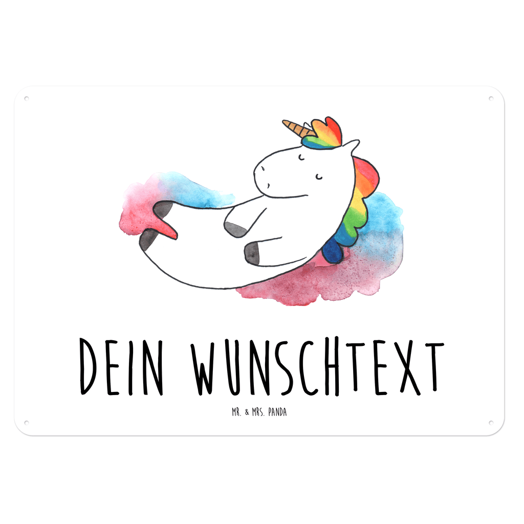 Personalisiertes Blechschild Einhorn Wolke 7 Blechschild, Metallschild, Geschenk Schild, Schild, Magnet-Metall-Schild, Deko Schild, Wandschild, Wand-Dekoration, Türschild, Einhorn, Einhörner, Einhorn Deko, Pegasus, Unicorn, verliebt, Menschen, witzig, lustig, Geschenk, Glaube, Realität, Lächeln