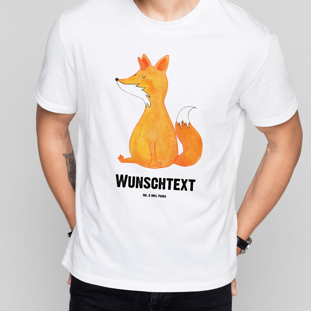 Personalisiertes T-Shirt Fuchshörnchen Wunsch T-Shirt Personalisiert, T-Shirt mit Namen, T-Shirt mit Aufruck, Männer, Frauen, Wunschtext, Bedrucken, Einhorn, Einhörner, Einhorn Deko, Pegasus, Unicorn, Fuchs, Unicorns, Fuchshörnchen, Fuchshorn, Foxycorn, Füchse