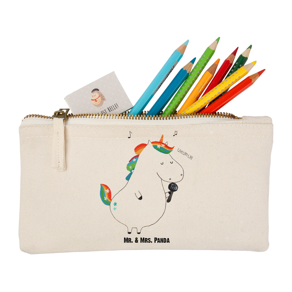 Schminktasche Einhorn Sänger Schminktasche, Kosmetiktasche, Kosmetikbeutel, Stiftemäppchen, Etui, Federmappe, Makeup, XXL, Schminketui, Kosmetiketui, Schlamperetui, Einhorn, Einhörner, Einhorn Deko, Pegasus, Unicorn, Glitzer, Konfetti, Party, Geburtstag, Feier, Fest, Disco, Sängerin, Sänger, Freundin