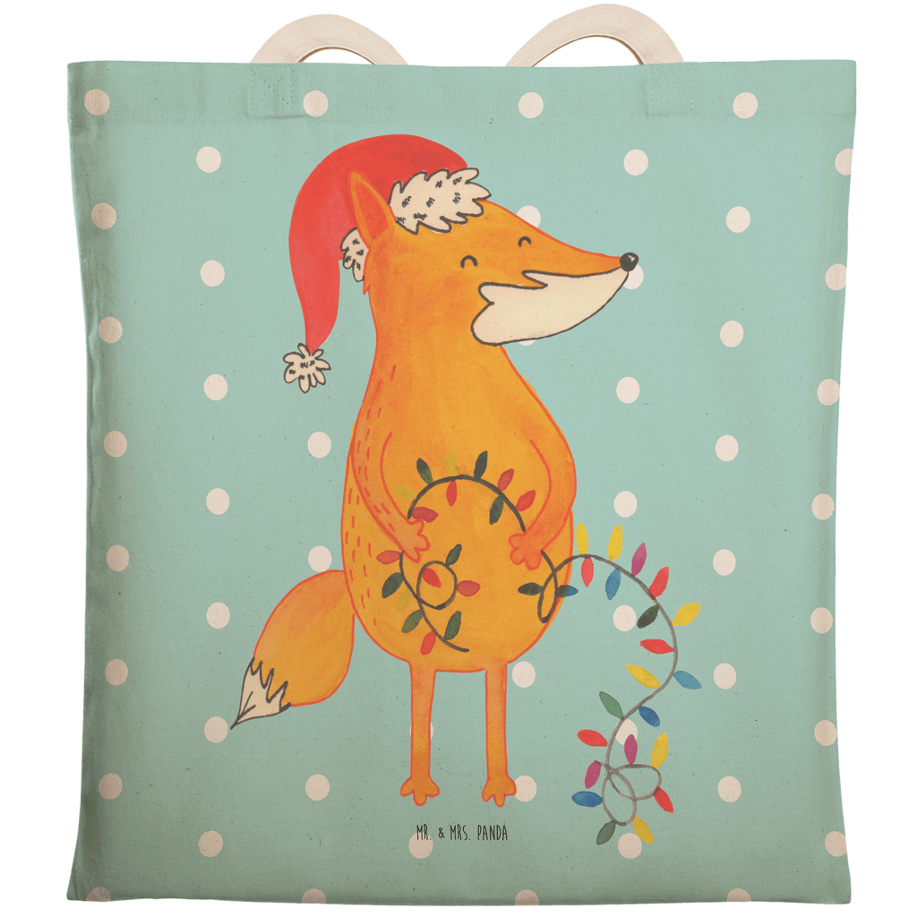 Einkaufstasche Fuchs Weihnachten Tragetasche, Tasche, Beutel, Stofftasche, Baumwolltasche, Umhängetasche, Shopper, Einkaufstasche, Beuteltasche, Winter, Weihnachten, Weihnachtsdeko, Nikolaus, Advent, Heiligabend, Wintermotiv, Fuchs, Füchse, Spruch schön, Geschenk Weihnachten, Weihnachtsmann, Weihnachtszeit