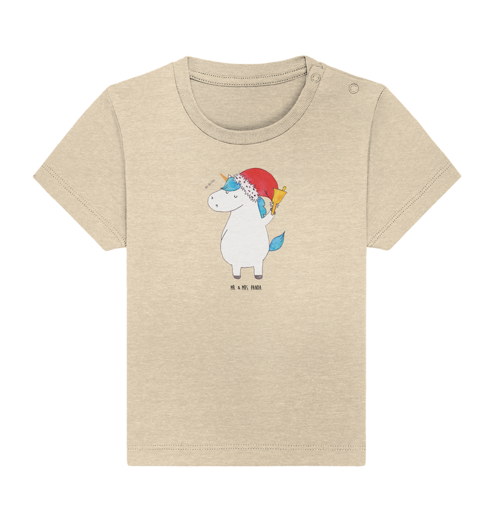 Organic Baby Shirt Einhorn Weihnachtsmann Baby T-Shirt, Jungen Baby T-Shirt, Mädchen Baby T-Shirt, Shirt, Einhorn, Einhörner, Einhorn Deko, Pegasus, Unicorn, Gin, Schokolade, Schoki, Weihnachten, Weihnachtsmann, Nikolaus, Wunschzettel, Wunschliste, Feenstaub