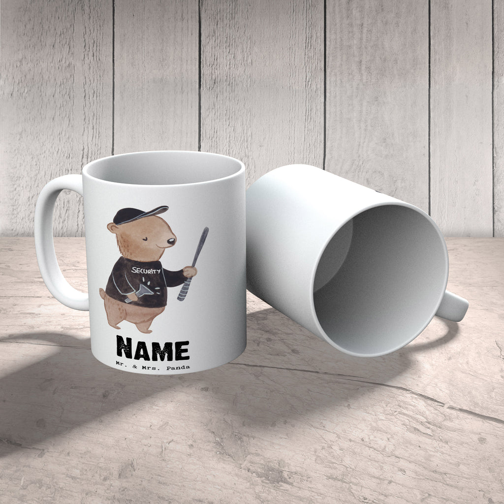 Personalisierte Tasse Bodyguard mit Herz Personalisierte Tasse, Namenstasse, Wunschname, Personalisiert, Tasse, Namen, Drucken, Tasse mit Namen, Beruf, Ausbildung, Jubiläum, Abschied, Rente, Kollege, Kollegin, Geschenk, Schenken, Arbeitskollege, Mitarbeiter, Firma, Danke, Dankeschön, Bodyguard, Personenschützer