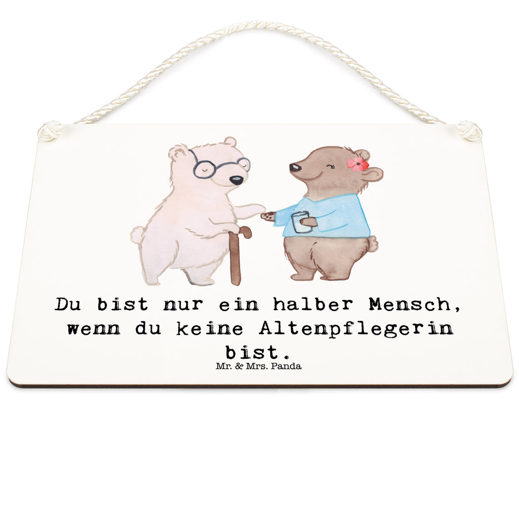 Deko Schild Altenpflegerin mit Herz Dekoschild, Deko Schild, Schild, Tür Schild, Türschild, Holzschild, Wandschild, Wanddeko, Beruf, Ausbildung, Jubiläum, Abschied, Rente, Kollege, Kollegin, Geschenk, Schenken, Arbeitskollege, Mitarbeiter, Firma, Danke, Dankeschön, Altenpflegerin, Pflegerin, Altenheim Eröffnung