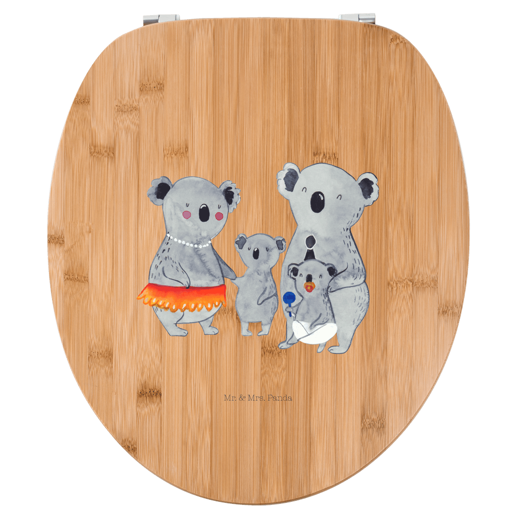 Motiv WC Sitz Koala Familie Klobrille, Klodeckel, Toilettendeckel, WC-Sitz, Toilette, Familie, Vatertag, Muttertag, Bruder, Schwester, Mama, Papa, Oma, Opa, Koala, Koalas, Family, Kinder, Geschwister, Familienleben