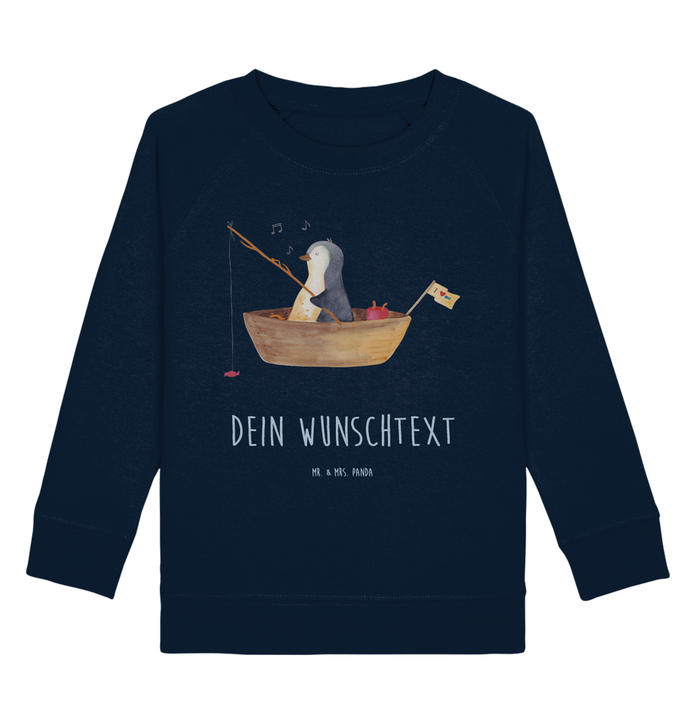 Personalisierter Kinder Pullover Pinguin Angelboot Personalisierter Kinder Pullover, Personalisiertes Kinder Sweatshirt, Jungen, Mädchen, Pinguin, Pinguine, Angeln, Boot, Angelboot, Lebenslust, Leben, genießen, Motivation, Neustart, Neuanfang, Trennung, Scheidung, Geschenkidee Liebeskummer