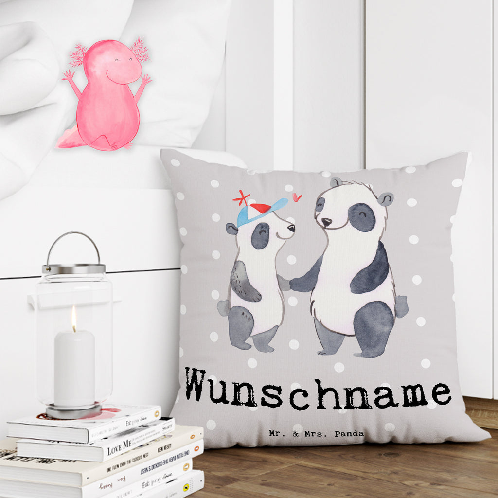 Personalisiertes Kissen Panda Bester Sohn der Welt Kissen, personalisiert, Name, Wunschname, bedrucken, Kopfkissen, für, Dankeschön, Geschenk, Schenken, Geburtstag, Geburtstagsgeschenk, Geschenkidee, Danke, Bedanken, Mitbringsel, Freude machen, Geschenktipp, Sohn, Sohnemann, Söhnchen, Bube, Bub, Nachwuchs, Nachkomme, Kind, Familie, Vater, Belohnung