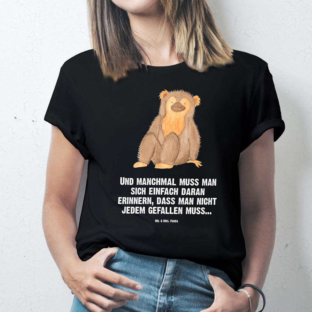 T-Shirt Standard Affe T-Shirt, Shirt, Tshirt, Lustiges T-Shirt, T-Shirt mit Spruch, Party, Junggesellenabschied, Jubiläum, Geburstag, Herrn, Damen, Männer, Frauen, Schlafshirt, Nachthemd, Sprüche, Afrika, Wildtiere, Affe, Äffchen, Affen, Selbstliebe, Respekt, Motivation, Selbstachtung, Liebe, Selbstbewusstsein, Selfcare