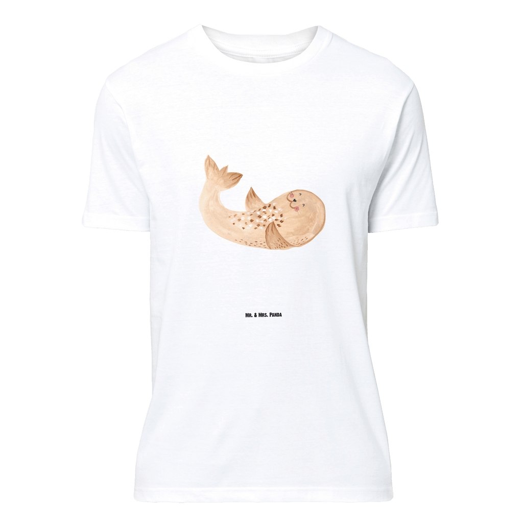 T-Shirt Standard Robbe liegend T-Shirt, Shirt, Tshirt, Lustiges T-Shirt, T-Shirt mit Spruch, Party, Junggesellenabschied, Jubiläum, Geburstag, Herrn, Damen, Männer, Frauen, Schlafshirt, Nachthemd, Sprüche, Tiermotive, Gute Laune, lustige Sprüche, Tiere, Robbe, Robben, Seehund, Strand, Meerestier, Ostsee, Nordsee, Lachen, Freude