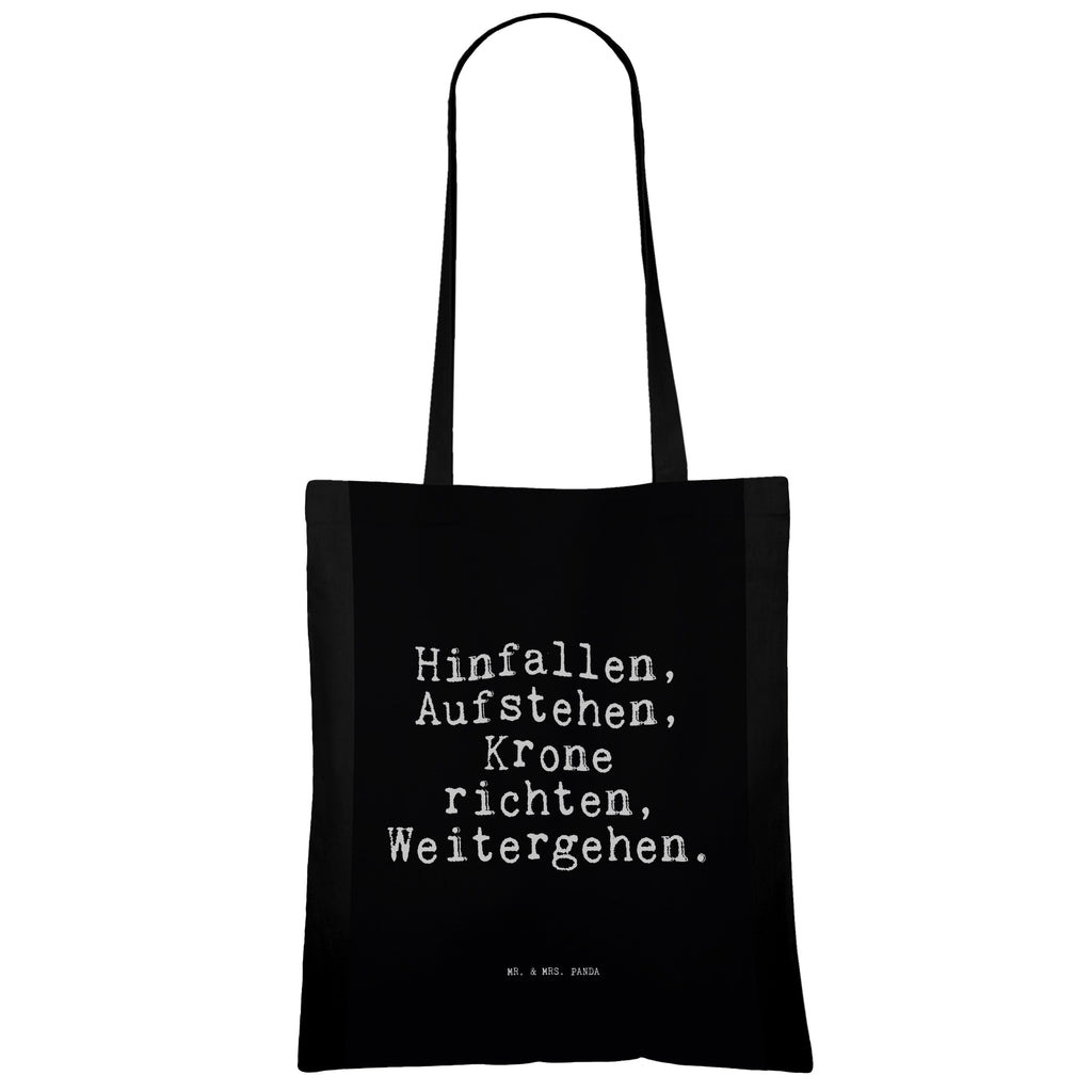 Tragetasche Sprüche und Zitate Hinfallen, Aufstehen, Krone richten, Weitergehen. Beuteltasche, Beutel, Einkaufstasche, Jutebeutel, Stoffbeutel, Tasche, Shopper, Umhängetasche, Strandtasche, Schultertasche, Stofftasche, Tragetasche, Badetasche, Jutetasche, Einkaufstüte, Laptoptasche, Spruch, Sprüche, lustige Sprüche, Weisheiten, Zitate, Spruch Geschenke, Spruch Sprüche Weisheiten Zitate Lustig Weisheit Worte