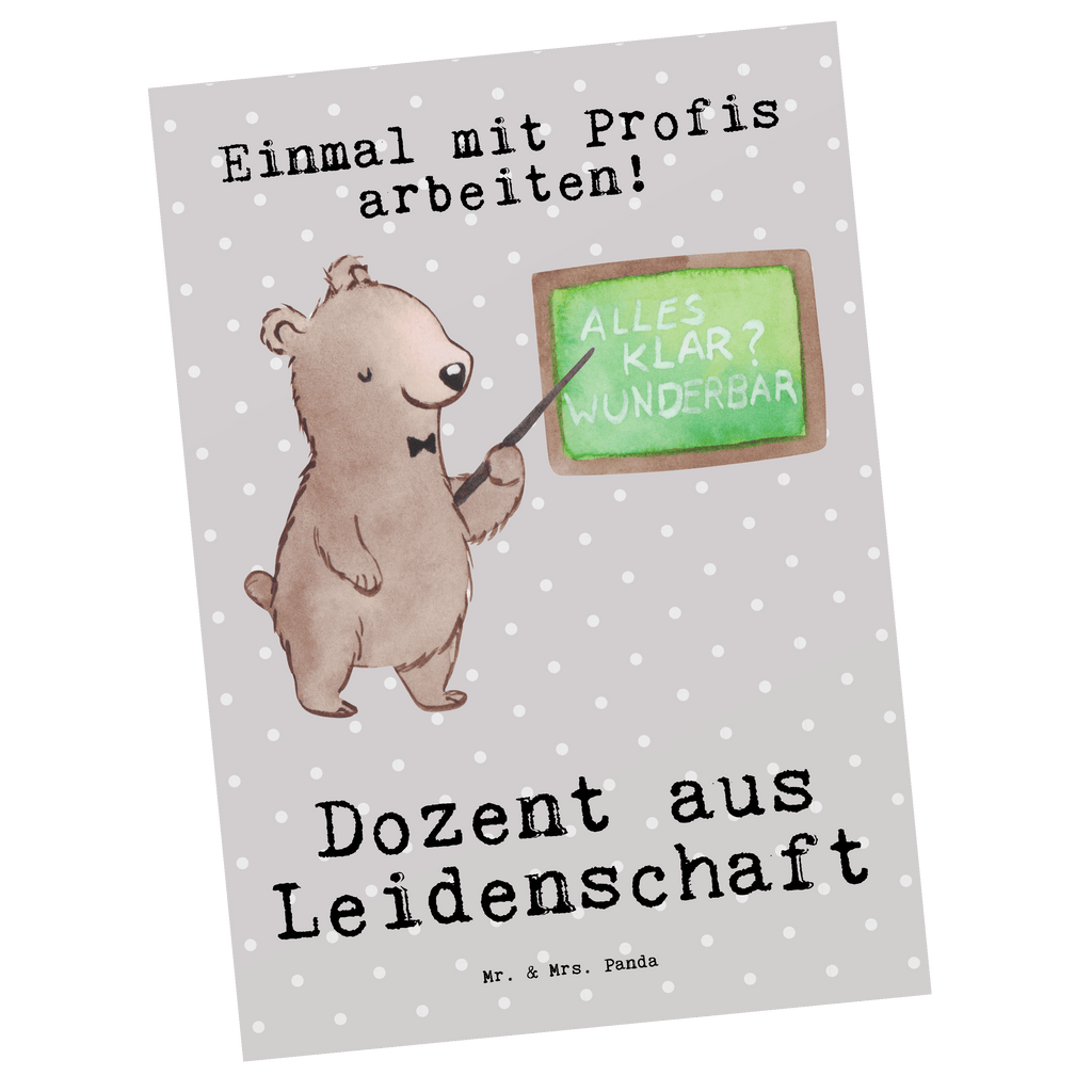 Postkarte Dozent aus Leidenschaft Postkarte, Karte, Geschenkkarte, Grußkarte, Einladung, Ansichtskarte, Geburtstagskarte, Einladungskarte, Dankeskarte, Ansichtskarten, Einladung Geburtstag, Einladungskarten Geburtstag, Beruf, Ausbildung, Jubiläum, Abschied, Rente, Kollege, Kollegin, Geschenk, Schenken, Arbeitskollege, Mitarbeiter, Firma, Danke, Dankeschön, Dozent, Professor, Universität, Vorlesung, Tutor, Akademiker, Uni, Unterricht