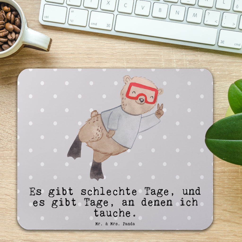 Mauspad Bär Tauchen Tage Mousepad, Computer zubehör, Büroausstattung, PC Zubehör, Arbeitszimmer, Mauspad, Einzigartiges Mauspad, Designer Mauspad, Mausunterlage, Mauspad Büro, Geschenk, Sport, Sportart, Hobby, Schenken, Danke, Dankeschön, Auszeichnung, Gewinn, Sportler, Tauchen, schnorcheln, Tauchgang, Tauchschule, Diving, Dive