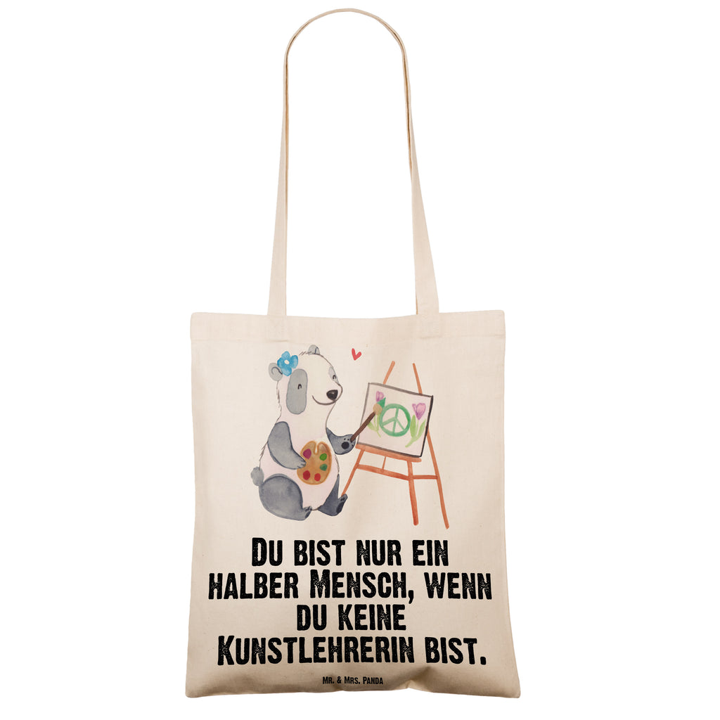 Tragetasche Kunstlehrerin mit Herz Beuteltasche, Beutel, Einkaufstasche, Jutebeutel, Stoffbeutel, Tasche, Shopper, Umhängetasche, Strandtasche, Schultertasche, Stofftasche, Tragetasche, Badetasche, Jutetasche, Einkaufstüte, Laptoptasche, Beruf, Ausbildung, Jubiläum, Abschied, Rente, Kollege, Kollegin, Geschenk, Schenken, Arbeitskollege, Mitarbeiter, Firma, Danke, Dankeschön, Kunstlehrerin, Kunstunterricht, Kunstschule