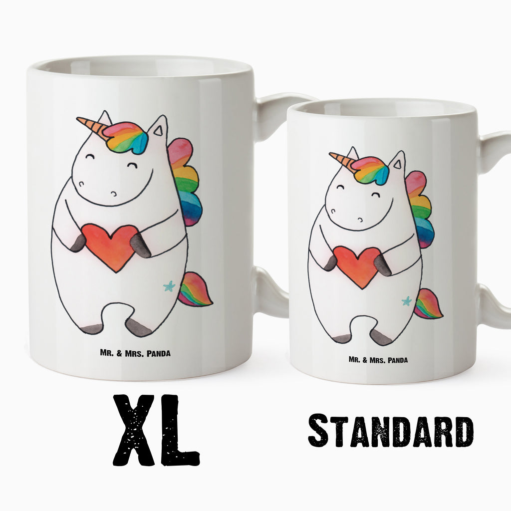 XL Tasse Einhorn Herz XL Tasse, Große Tasse, Grosse Kaffeetasse, XL Becher, XL Teetasse, spülmaschinenfest, Jumbo Tasse, Groß, Einhorn, Einhörner, Einhorn Deko, Pegasus, Unicorn, Herz, schlimm, böse, witzig, lustig, Freundin, anders, bunt