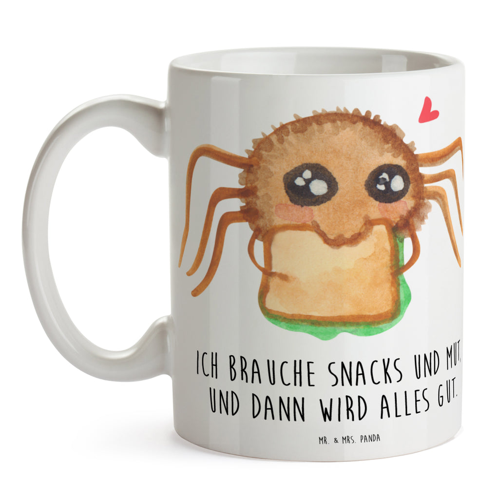 Tasse Spinne Agathe Sandwich Tasse, Kaffeetasse, Teetasse, Becher, Kaffeebecher, Teebecher, Keramiktasse, Porzellantasse, Büro Tasse, Geschenk Tasse, Tasse Sprüche, Tasse Motive, Kaffeetassen, Tasse bedrucken, Designer Tasse, Cappuccino Tassen, Schöne Teetassen, Spinne Agathe, Spinne, Agathe, Videos, Merchandise, Glück, Mut, Hungrig, Verfressen, Lebensfreude, Alles wird gut, Hunger