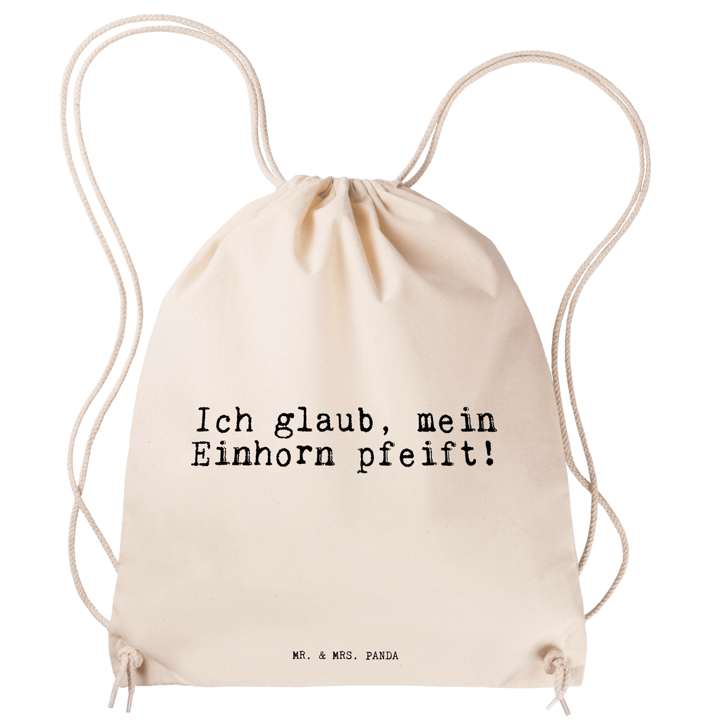 Sportbeutel Ich glaub, mein Einhorn... Sportbeutel, Turnbeutel, Beutel, Sporttasche, Tasche, Stoffbeutel, Sportbeutel Kinder, Gymsack, Beutel Rucksack, Kleine Sporttasche, Sportzubehör, Turnbeutel Baumwolle, Spruch, Sprüche, lustige Sprüche, Weisheiten, Zitate, Spruch Geschenke, Spruch Sprüche Weisheiten Zitate Lustig Weisheit Worte