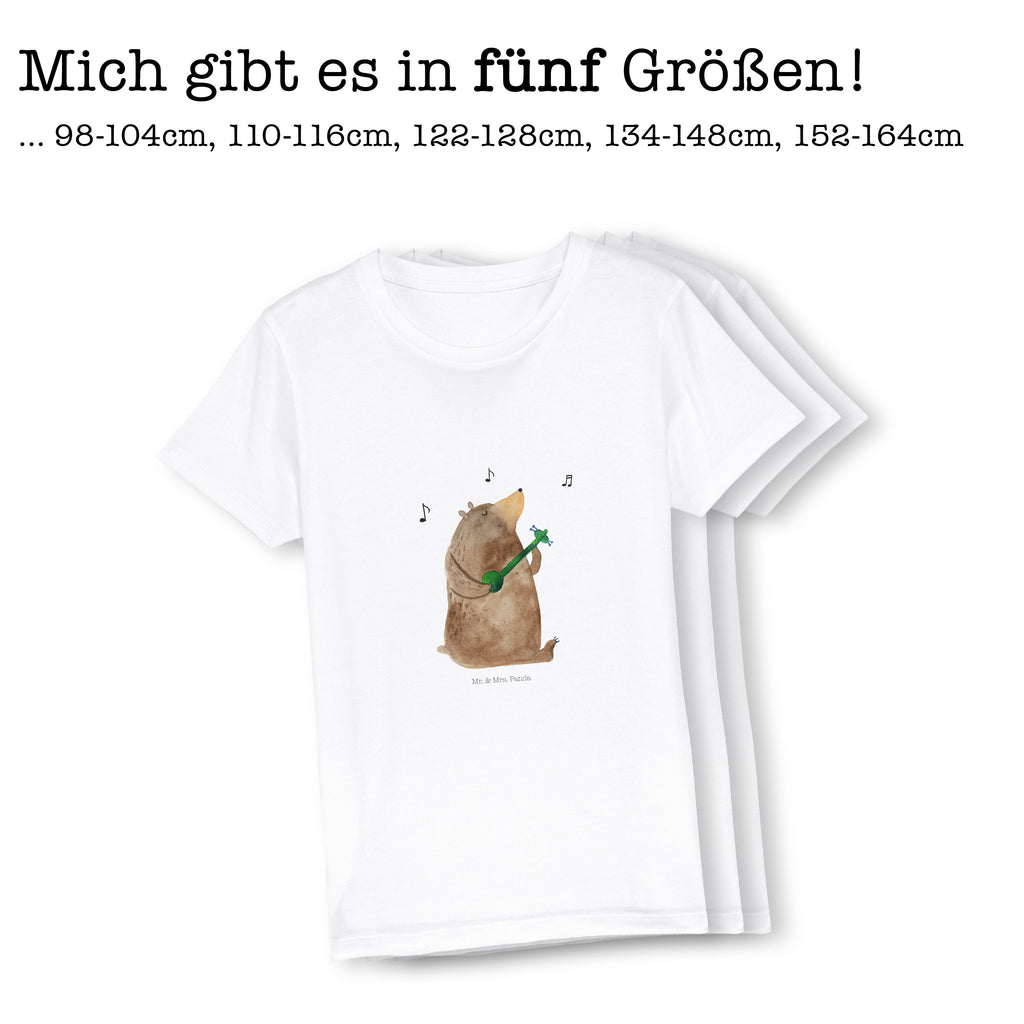 Organic Kinder T-Shirt Bär Lied Kinder T-Shirt, Kinder T-Shirt Mädchen, Kinder T-Shirt Jungen, Bär, Teddy, Teddybär, Bärchen, Bear, Liebeslied, Lied, Song, Valentinstag, Valentine, Geschenk, Partner, Liebe, Freundin, Frau, Herz, Spruch