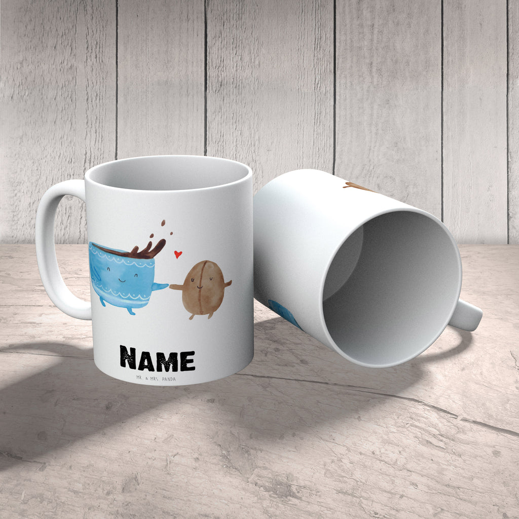 Personalisierte Tasse Kaffee Bohne Personalisierte Tasse, Namenstasse, Wunschname, Personalisiert, Tasse, Namen, Drucken, Tasse mit Namen, Tiermotive, Gute Laune, lustige Sprüche, Tiere, Kaffee, Kaffeebohne, Genuss, Zufriedenheit, Glück