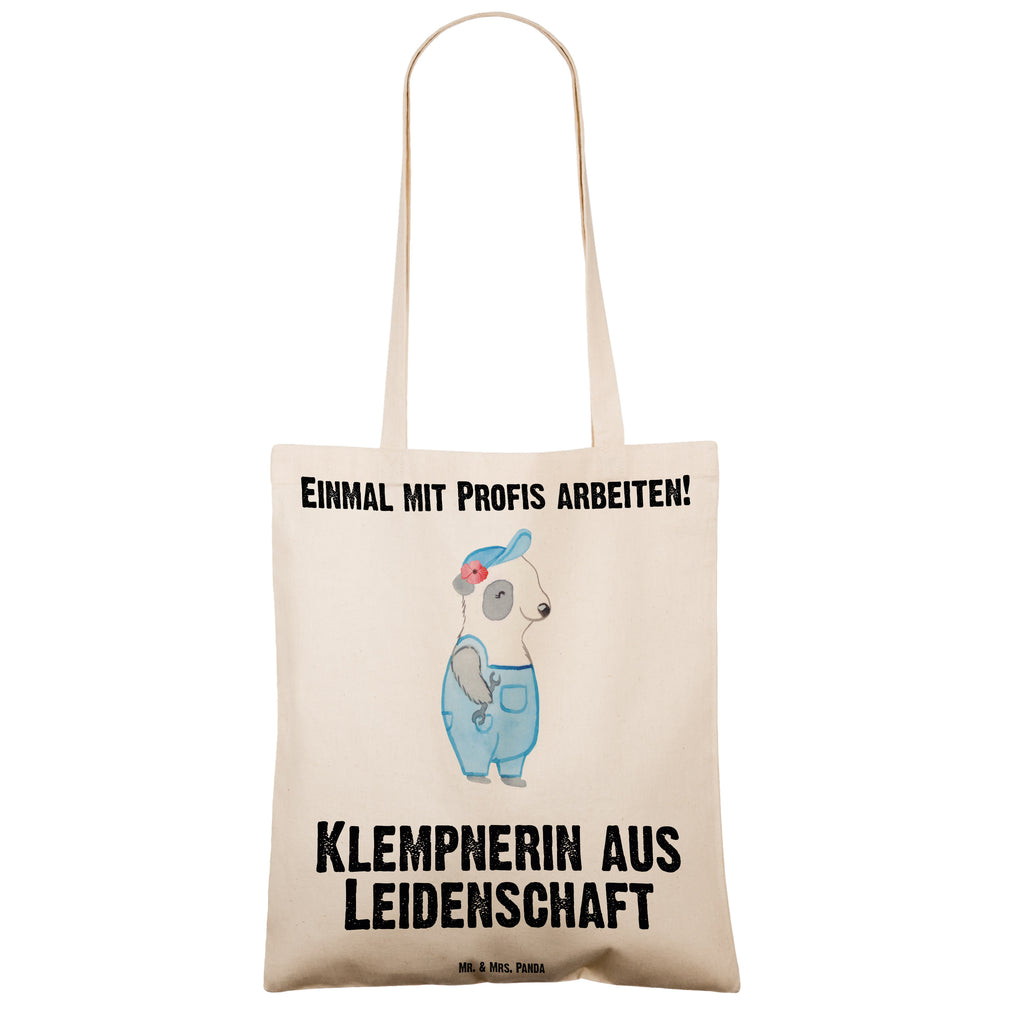 Tragetasche Klempnerin aus Leidenschaft Beuteltasche, Beutel, Einkaufstasche, Jutebeutel, Stoffbeutel, Tasche, Shopper, Umhängetasche, Strandtasche, Schultertasche, Stofftasche, Tragetasche, Badetasche, Jutetasche, Einkaufstüte, Laptoptasche, Beruf, Ausbildung, Jubiläum, Abschied, Rente, Kollege, Kollegin, Geschenk, Schenken, Arbeitskollege, Mitarbeiter, Firma, Danke, Dankeschön, Klempnerin, Handwerkerin, Installateurin, Meisterin, Gesellenprüfung, Fachbetrieb, Bauklempnerin, Sanitärinstallationen