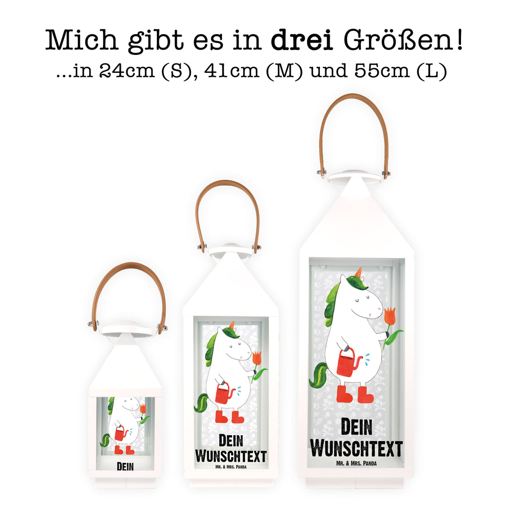 Personalisierte Deko Laterne Einhorn Gärtner Gartenlampe, Gartenleuchte, Gartendekoration, Gartenlicht, Laterne kleine Laternen, XXL Laternen, Laterne groß, Einhorn, Einhörner, Einhorn Deko, Pegasus, Unicorn, Luftballon, Gießkanne, Giesskanne, Lebenslust, Freude, Blume, Freundin, Garten, Stiefel