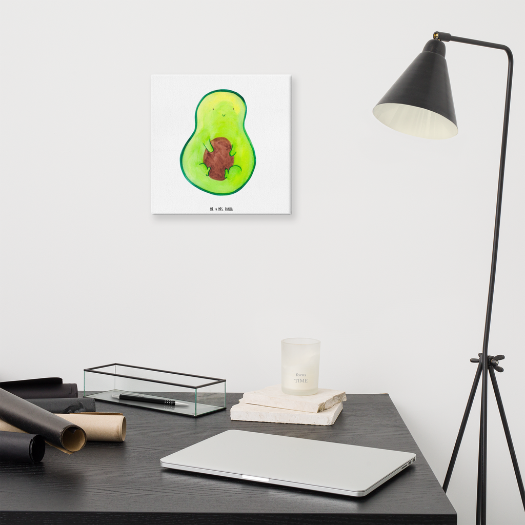 Leinwand Bild Avocado Kern Leinwand, Bild, Kunstdruck, Wanddeko, Dekoration, Avocado, Veggie, Vegan, Gesund, Avokado, Avocadokern, Kern, Pflanze, Spruch Leben