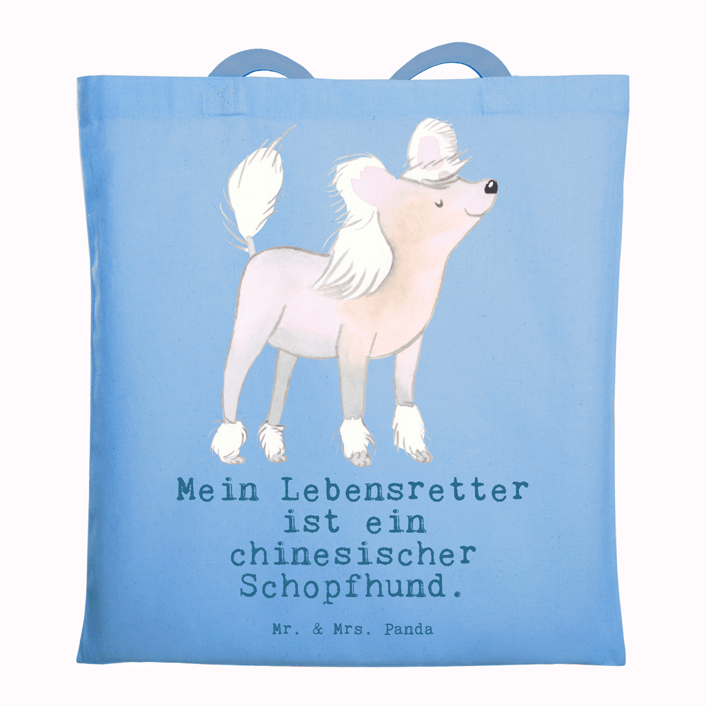 Tragetasche Chinesischer Schopfhund Lebensretter Beuteltasche, Beutel, Einkaufstasche, Jutebeutel, Stoffbeutel, Tasche, Shopper, Umhängetasche, Strandtasche, Schultertasche, Stofftasche, Tragetasche, Badetasche, Jutetasche, Einkaufstüte, Laptoptasche, Hund, Hunderasse, Rassehund, Hundebesitzer, Geschenk, Tierfreund, Schenken, Welpe, Chinesischer Schopfhund, Chinese Crested Dog