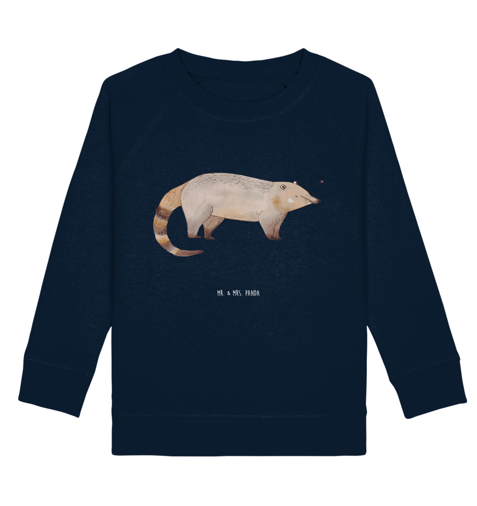 Organic Kinder Pullover Nasenbär Kinder Pullover, Kinder Sweatshirt, Jungen, Mädchen, Tiermotive, Gute Laune, lustige Sprüche, Tiere, Nasenbär, Nasenbären, Rüsselbär, Bär