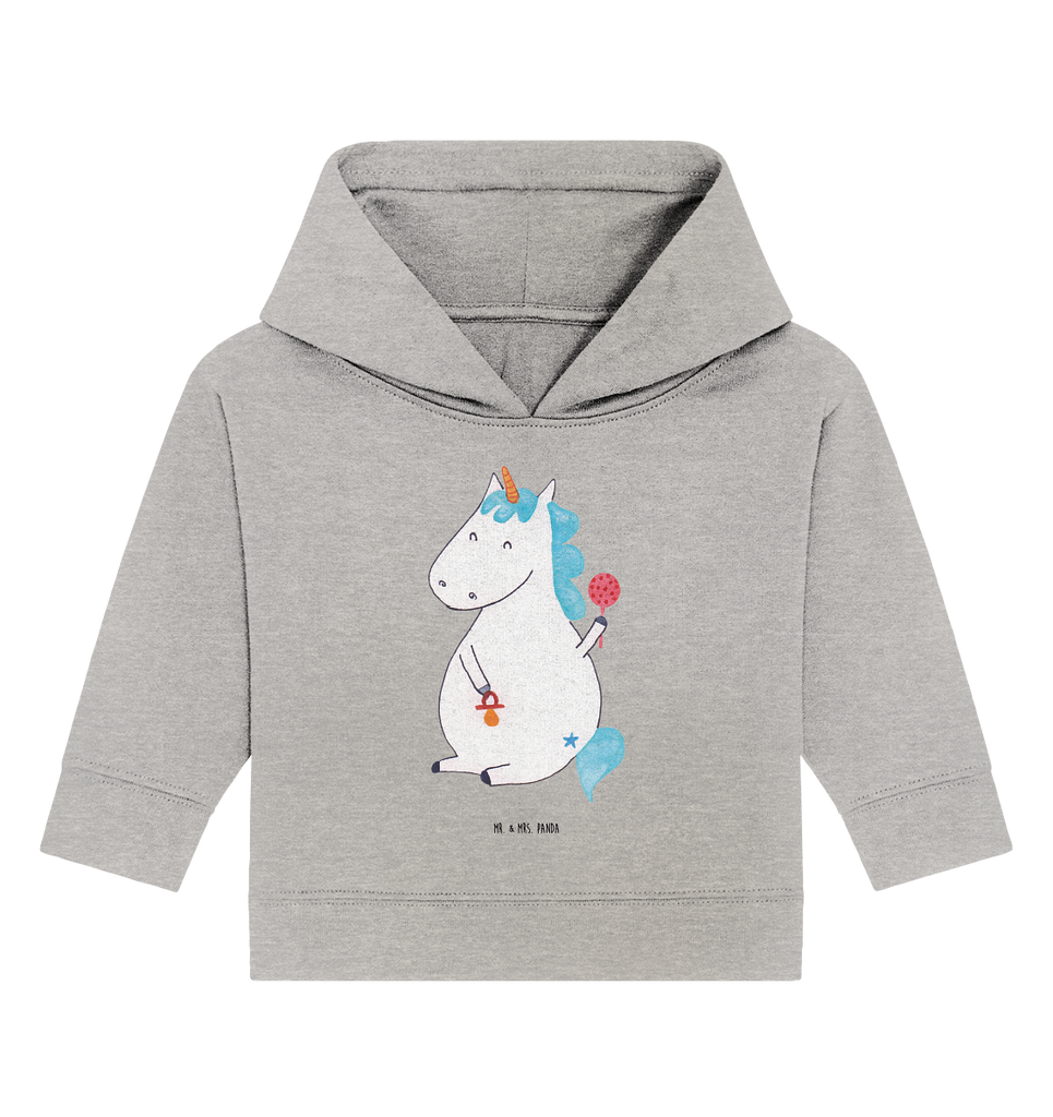 Organic Baby Hoodie Einhorn Baby Baby Kapuzenshirt, Baby Kapuzensweatshirt, Baby Hoodie, Baby Pullover, Einhorn, Einhörner, Einhorn Deko, Pegasus, Unicorn, Mutter, Geburt, Geburtstag, erstes Kind, Baby, Babyglück, Nachwuchs, Eltern, Party, Kind, Schnuller