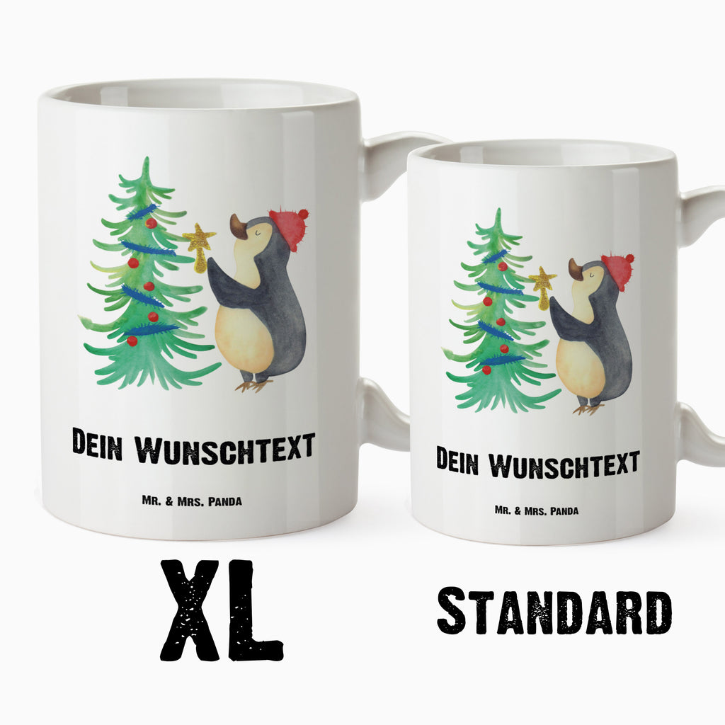 Personalisierte XL Tasse Pinguin Weihnachtsbaum Personalisierte XL Tasse, Personalisierte Große Tasse, Personalisierte Grosse Kaffeetasse, PErsonalisierter XL Becher, XL Teetasse mit Namen, XL Becher mit Namen, spülmaschinenfest, Jumbo Tasse, Groß, Personalisiert, XL Tasse mit Namen, XL Namenstasse, Jumbo Namenstasse, Winter, Weihnachten, Weihnachtsdeko, Nikolaus, Advent, Heiligabend, Wintermotiv, Pinguin