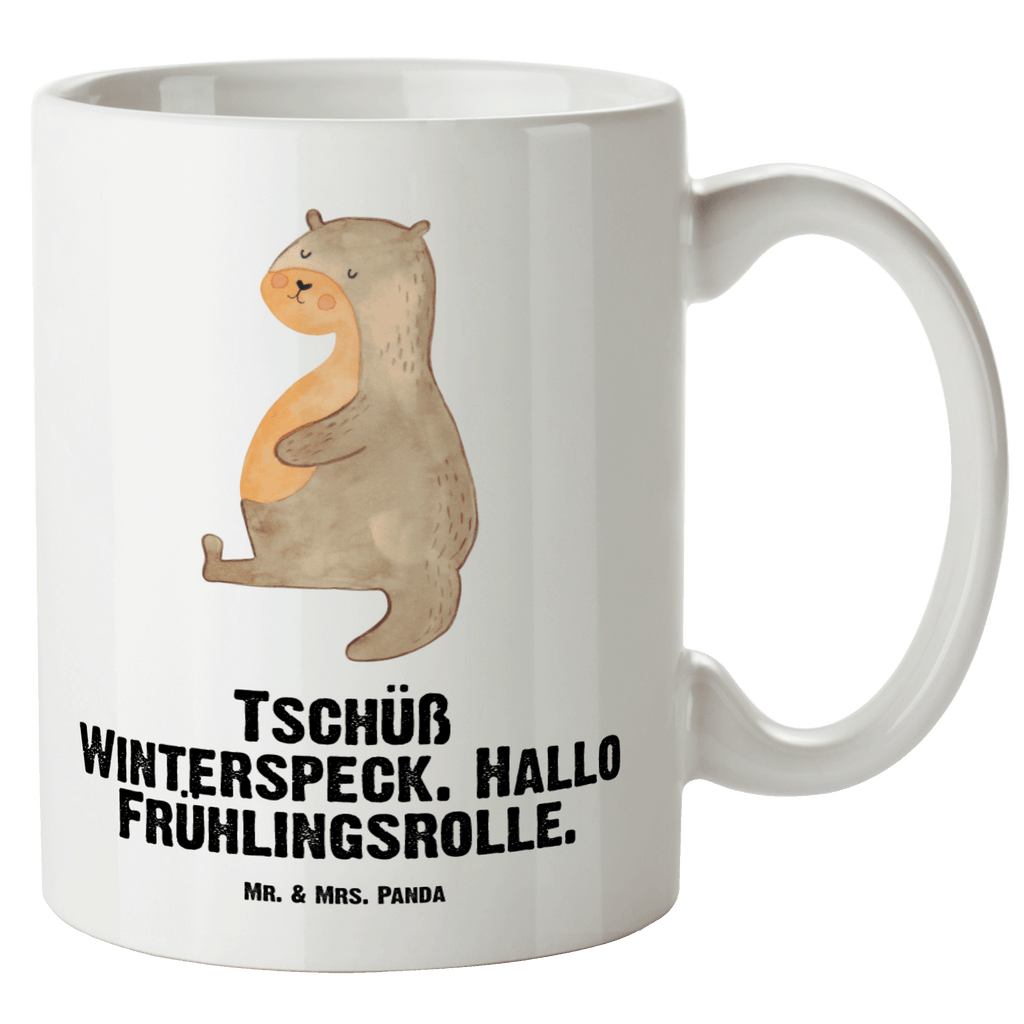 XL Tasse Otter Bauch XL Tasse, Große Tasse, Grosse Kaffeetasse, XL Becher, XL Teetasse, spülmaschinenfest, Jumbo Tasse, Groß, Otter, Fischotter, Seeotter, Otter Seeotter See Otter